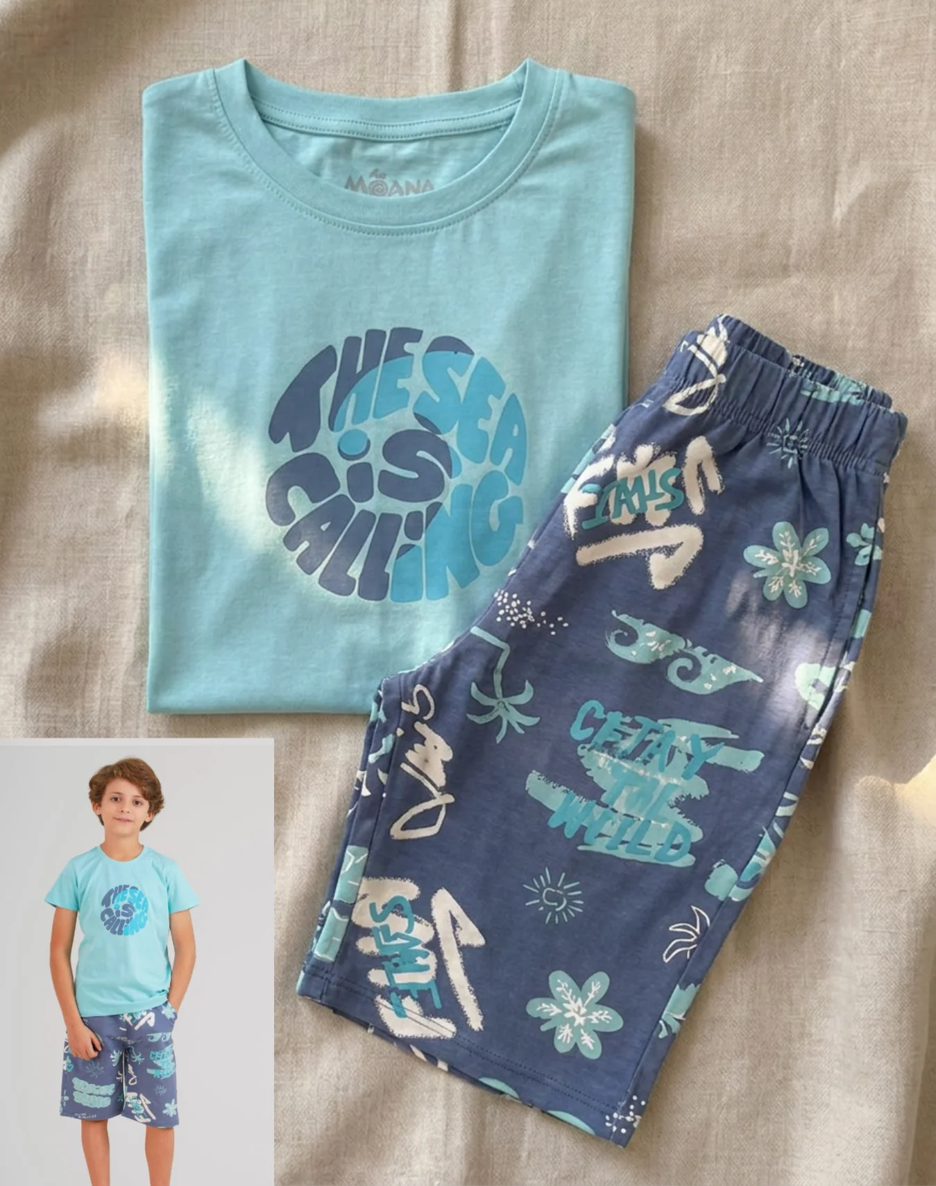 Summer boy pajama moana 1582-2582