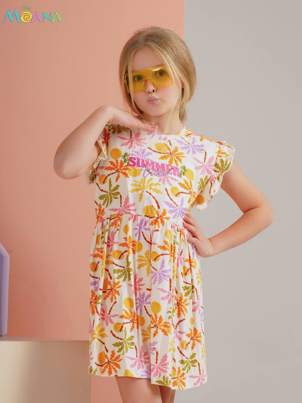 Summer girl dress moana 3237-4237 - Image 2