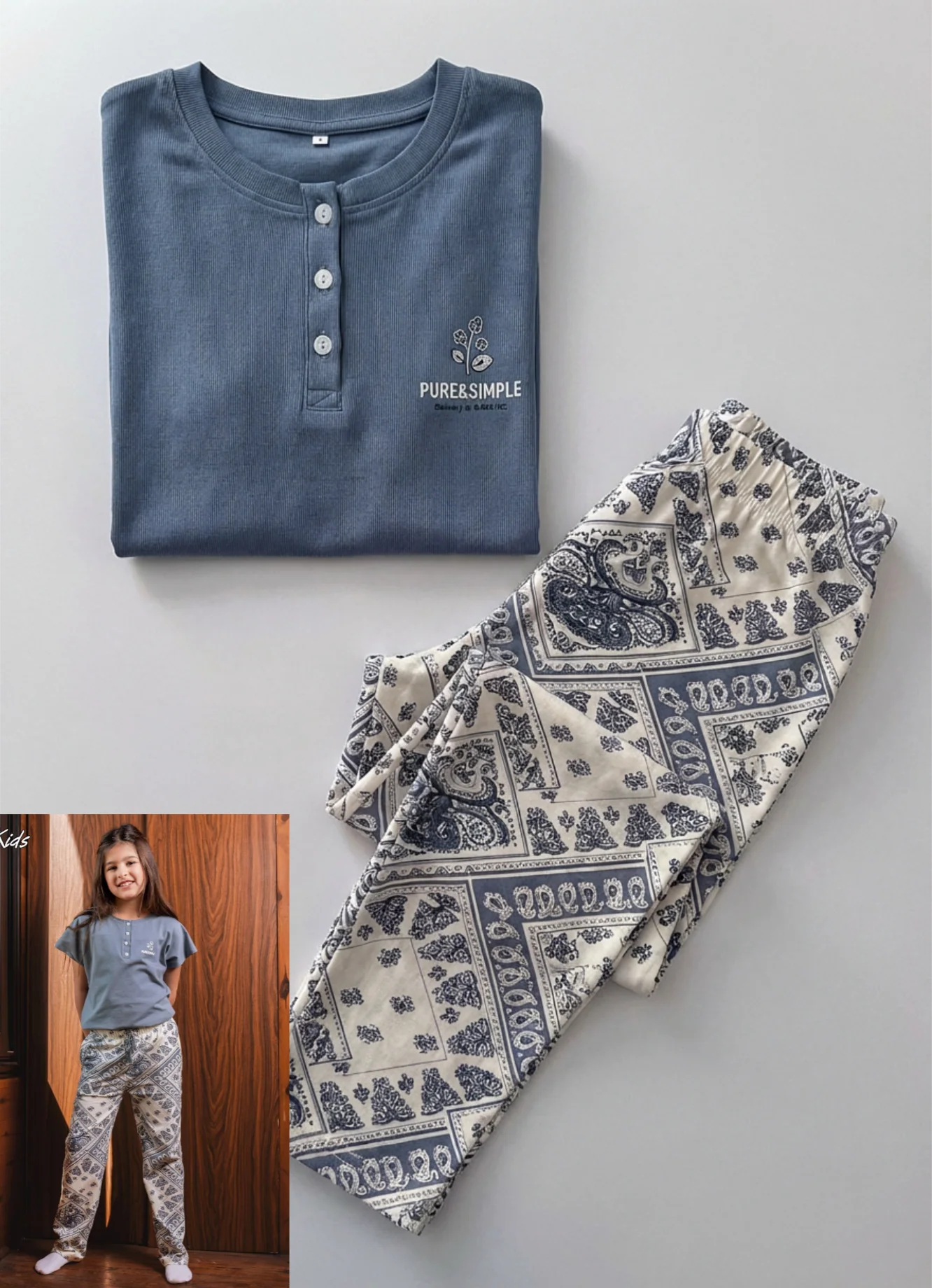 Summer girl pajama mimo 516-616