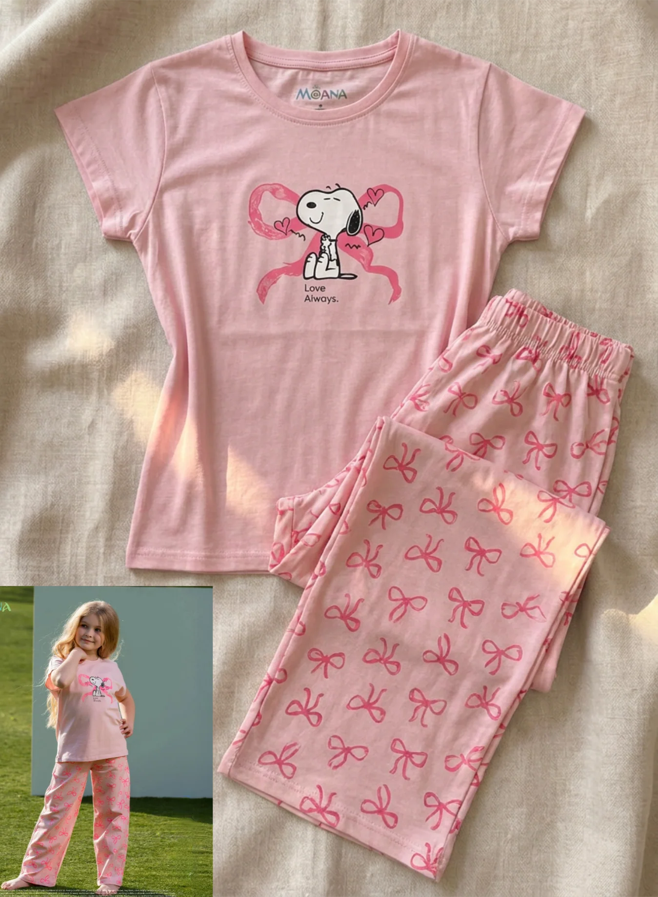 Summer girl pajama moana 3209-4209