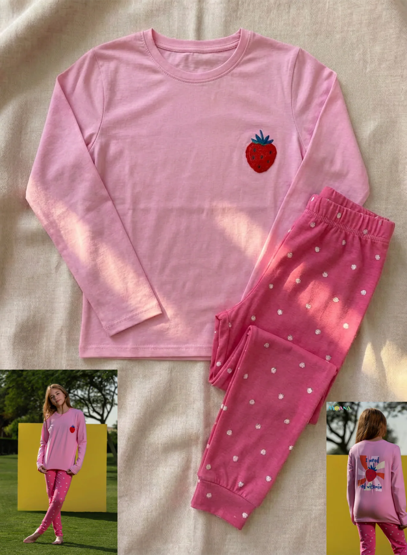 Summer girl pajama moana 3272-4272 long sleeves