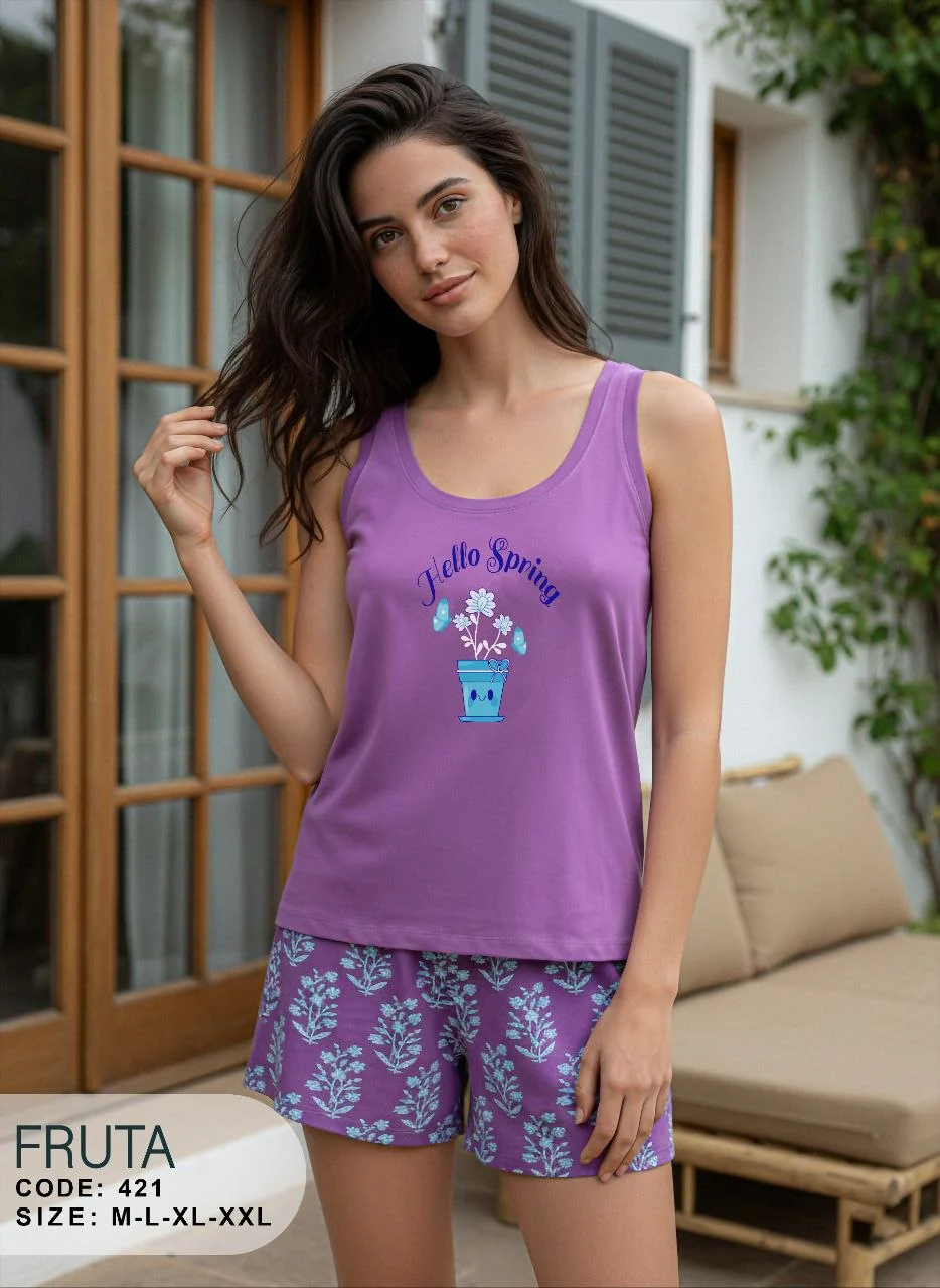Summer women pajama fruta 421