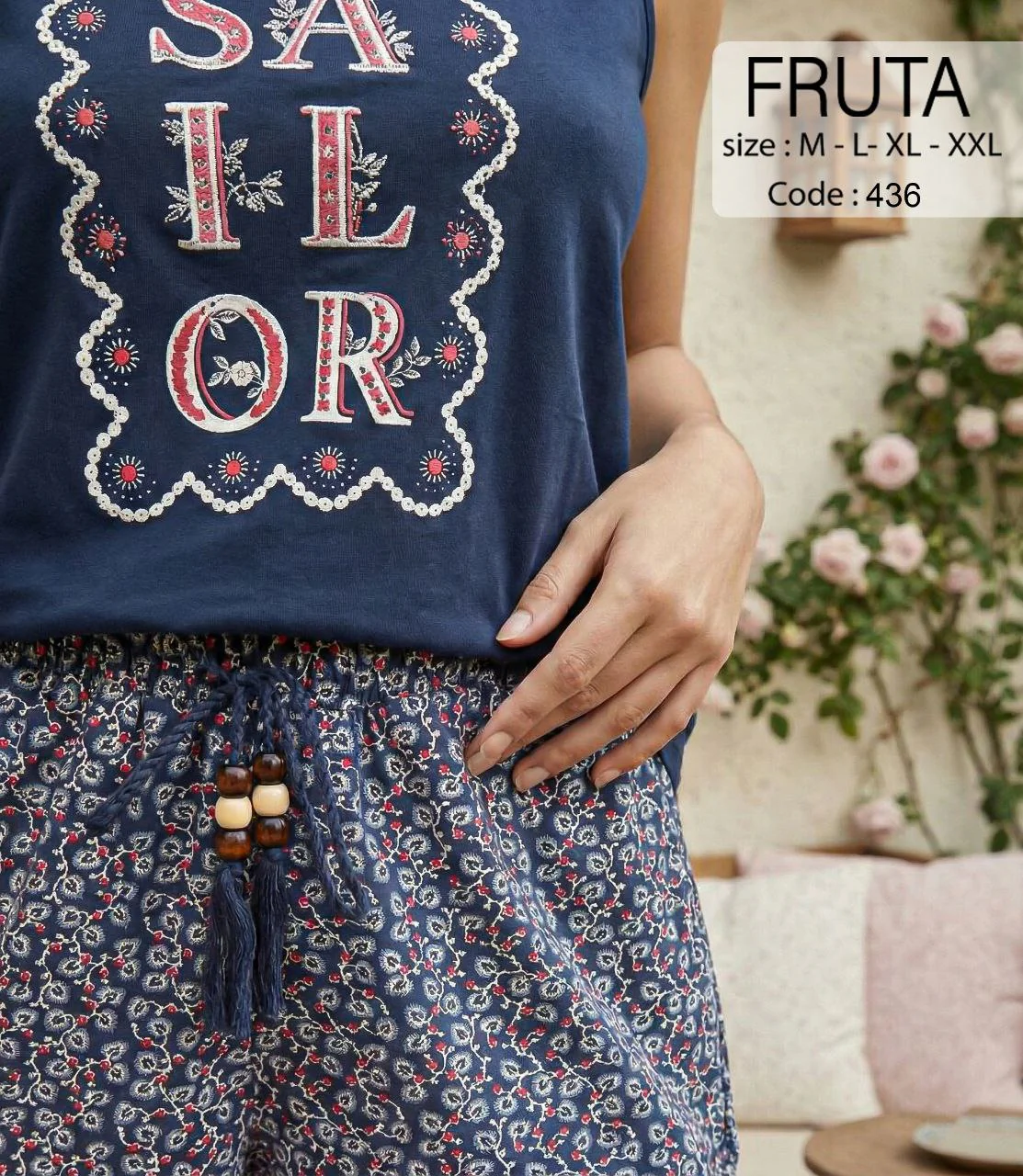 Summer women pajama fruta 436 - Image 2