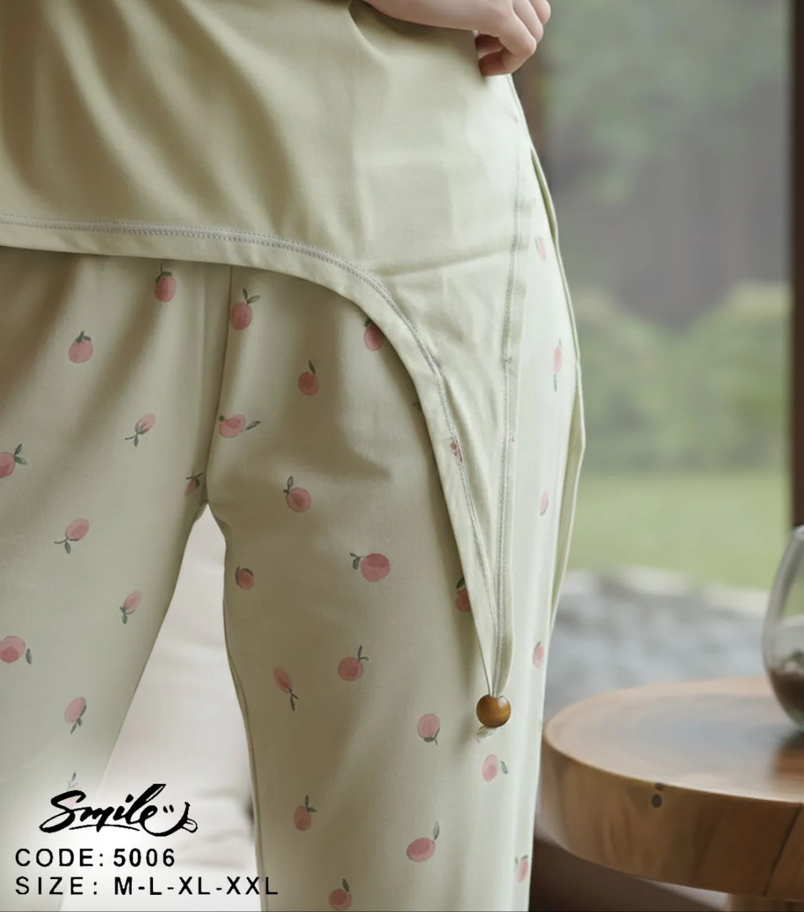 Summer women pajama smile 5006 - Image 3