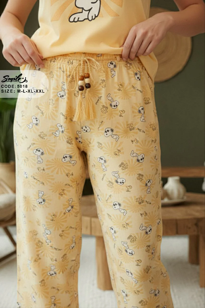 Summer women pajama smile 5018 - Image 3