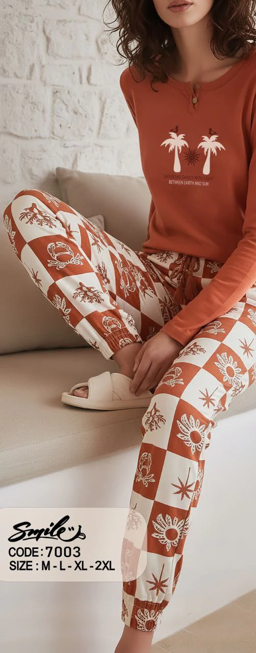 Summer women pajama smile 7003 - Image 2
