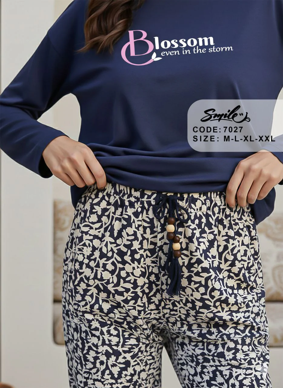 Summer women pajama smile 7027 - Image 2