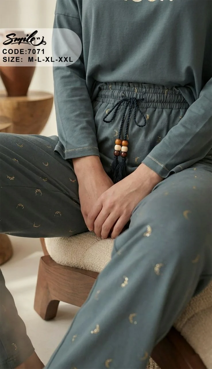 Summer women pajama smile 7071 - Image 3