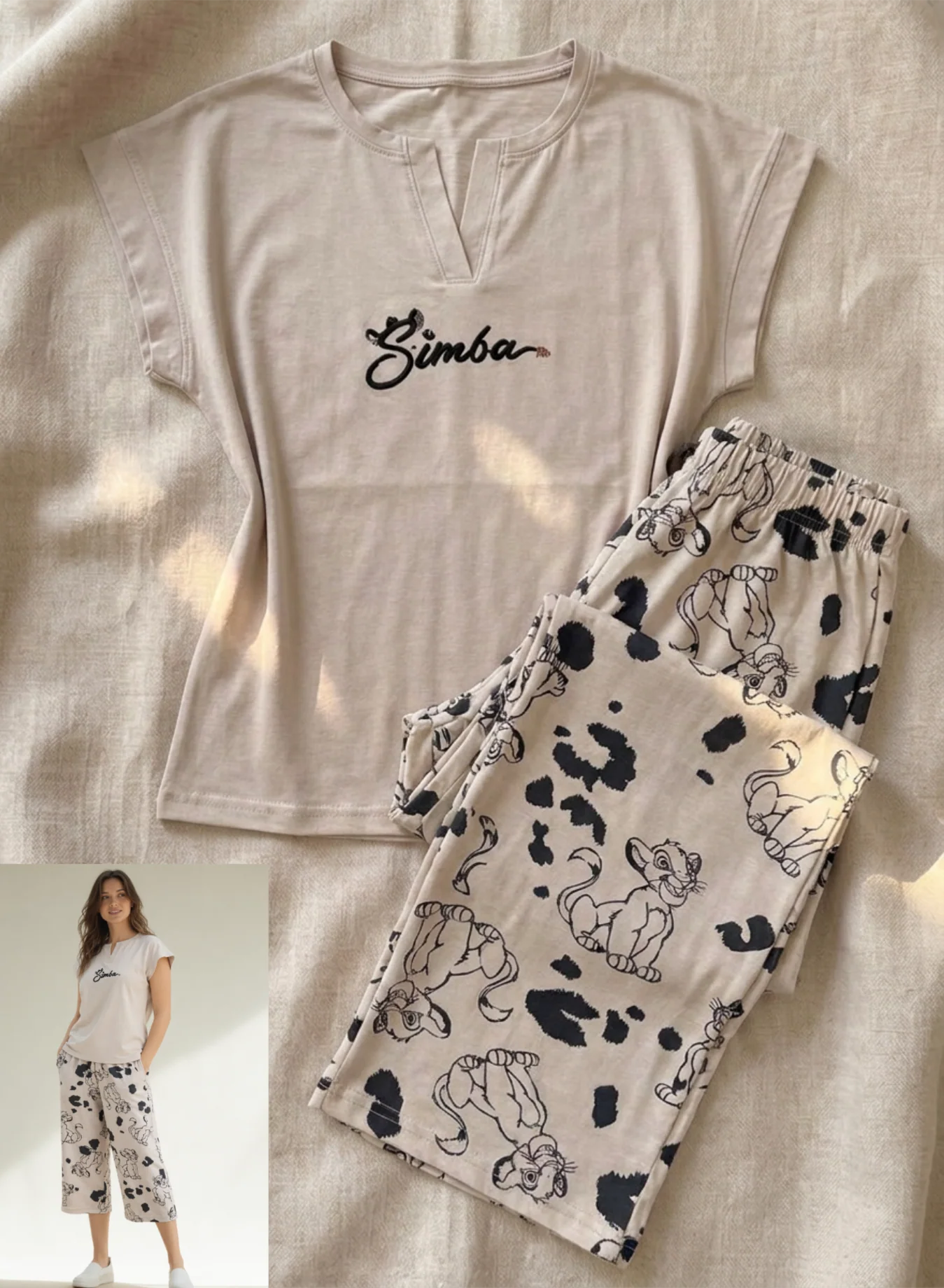 Summer women pajama yaya permoda 1595